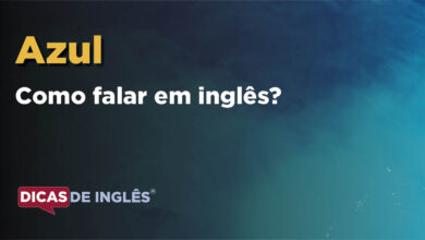 Como falar Azul em ingles