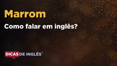 Como falar Marrom em ingles