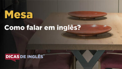 Como falar Mesa em ingles
