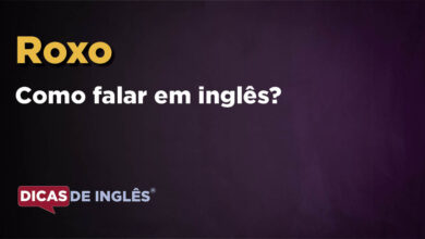 Como falar Roxo em ingles