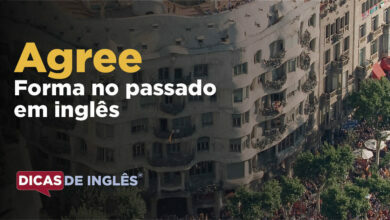 O passado de agree em inglês