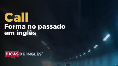 O passado de call em inglês