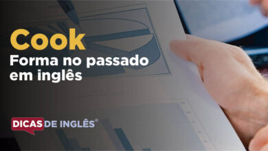 O passado de cook em inglês