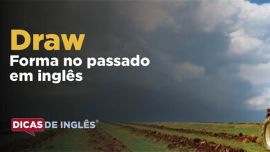 O passado de draw em inglês