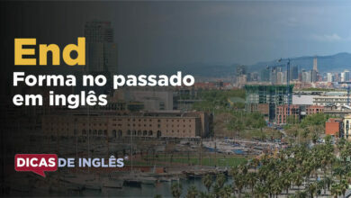 O passado de end em inglês