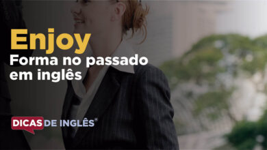 O passado de enjoy em inglês