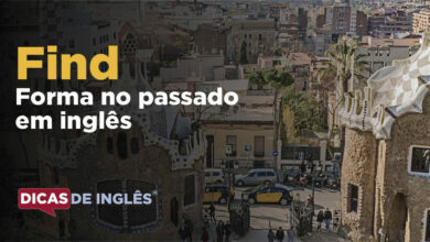 O passado de find em inglês