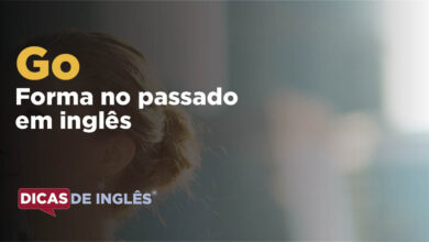 O passado de go em inglês