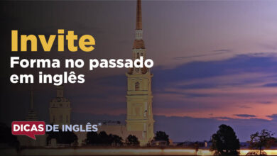 O passado de invite em inglês