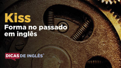 O passado de kiss em inglês
