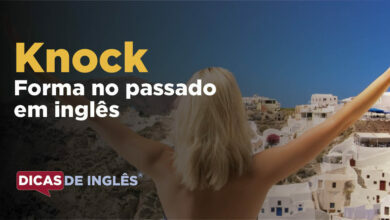 O passado de knock em inglês