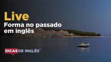 O passado de live em inglês
