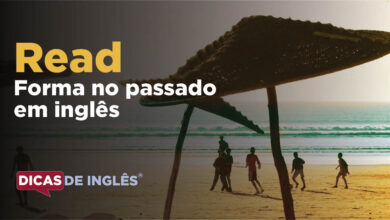 O passado de read em inglês