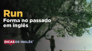 O passado de run em inglês
