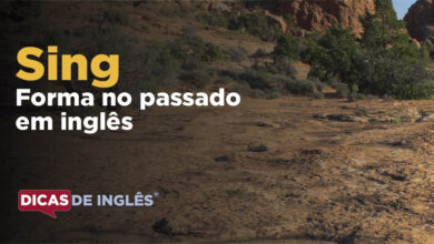 O passado de sing em inglês