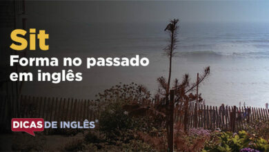 O passado de sit em inglês