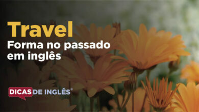 O passado de travel em inglês