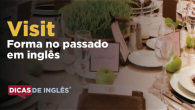 O passado de visit em inglês