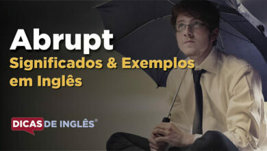 O que Abrupt significa em ingles
