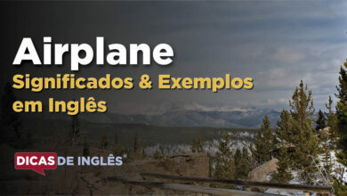 O que Airplane significa em ingles