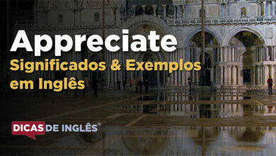 O que Appreciate significa em ingles
