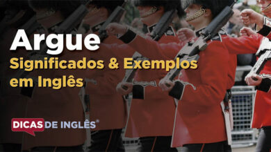 O que Argue significa em ingles