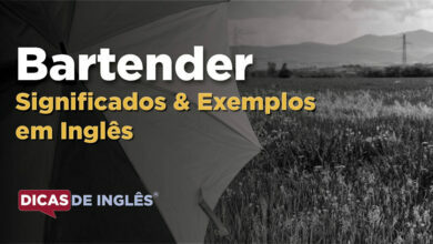 O que Bartender significa em ingles