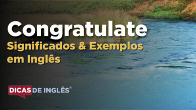 O que Congratulate significa em ingles
