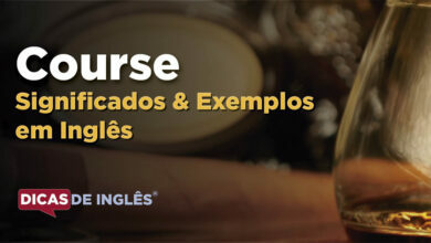 O que Course significa em ingles