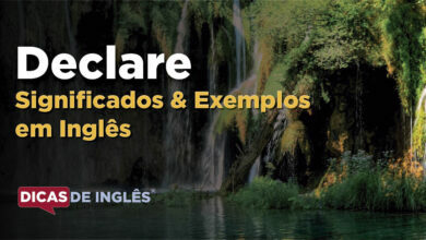 O que Declare significa em ingles