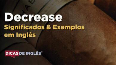 O que Decrease significa em ingles
