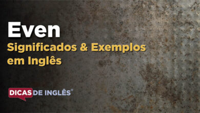 O que Even significa em ingles