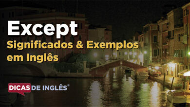 O que Except significa em ingles