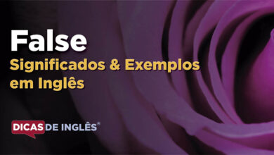 O que False significa em ingles