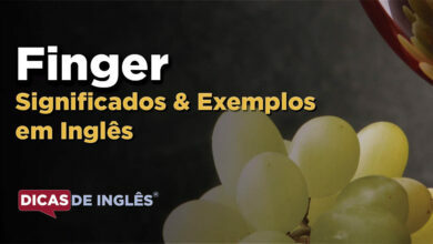O que Finger significa em ingles