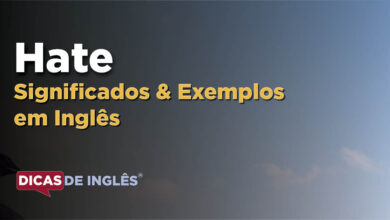 O que Hate significa em ingles