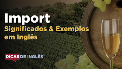 O que Import significa em ingles