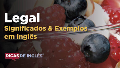 O que Legal significa em ingles