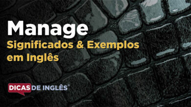 O que Manage significa em ingles