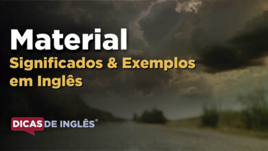 O que Material significa em ingles
