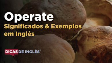 O que Operate significa em ingles