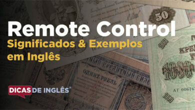 O que Remote Control significa em ingles