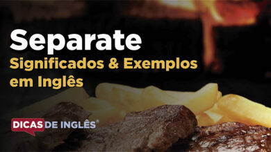 O que Separate significa em ingles