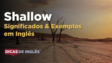 O que Shallow significa em ingles