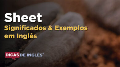 O que Sheet significa em ingles