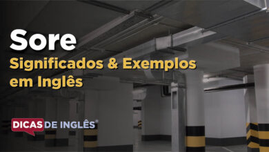 O que Sore significa em ingles