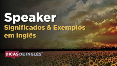 O que Speaker significa em ingles
