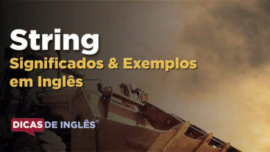 O que String significa em ingles
