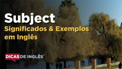 O que Subject significa em ingles