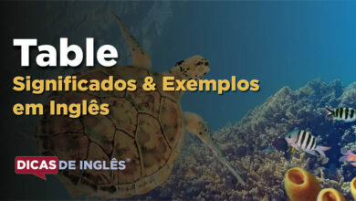 O que Table significa em ingles